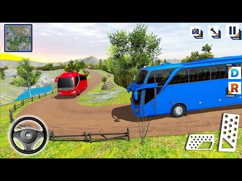 Offroad Bus Drive Simulator 3D - Uphill Real Bus Mountain Drive - Android GamePlay #5