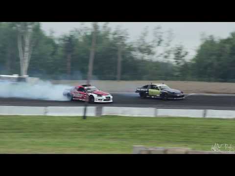Bob Patinka Leading Jonathan Guitard - Formula Drift Canada Round 2 2015