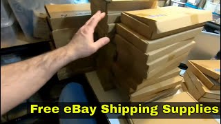 Free Shipping Boxes & Supplies For eBay And Making Extra Money