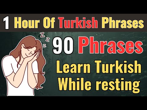 1 Hour Practice Of Everyday Turkish Phrases - Learn Turkish @LanguageAnimated