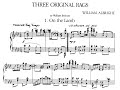 William Albright - Three original Rags for piano (with score)