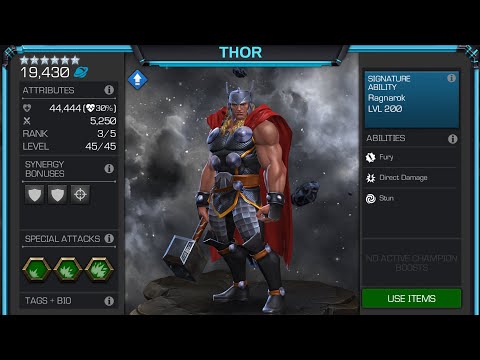 6 Star Rank 3 Thor vs ROL Winter Soldier