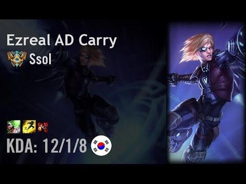 Ezreal AD Carry vs Lucian - Ssol - KR Challenger Patch 6.7