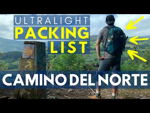 Men’s Ultralight Camino Norte Packing List (Summer) | Camino Norte Guide