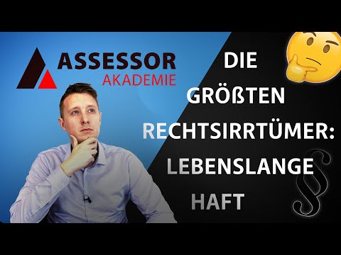 Die größten Rechtsirrtümer: Die Wahrheit hinter der lebenslangen Freiheitsstrafe!