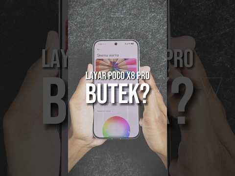 LAYAR POCO X8 PRO BUTEK? 🤔 #shorts