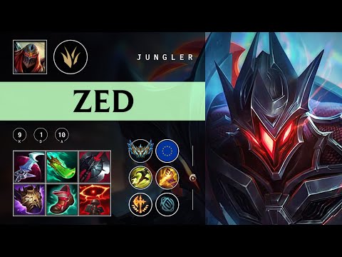 Zed Jungle vs Hecarim - EUW Challenger Patch 25.24