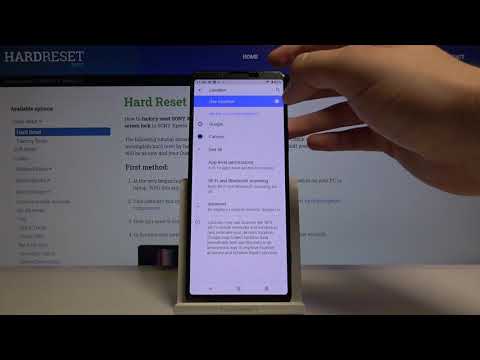 How to Turn Off Device Location in SONY Xperia 1 II – Disable Device Location