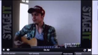 Kris Allen - Blindfolded - StageIt.com