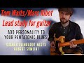 Marc Ribot/Tom Waits style lead etude (Gypsy blues in A minor guitar lesson!)