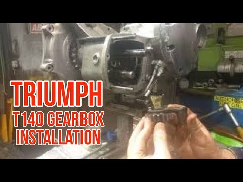 TRIUMPH T140V BONNEVILLE, 5 SPEED GEARBOX ASSEMBLY INSTALLATION HINTS & TIPS