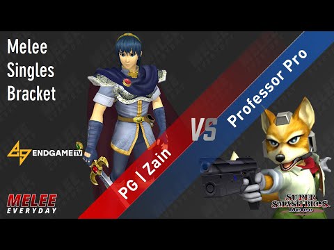 The Parking Lot (12/14) - PG | Zain (Marth) vs. Professor Pro (Fox) - SSBM - Winners Finals