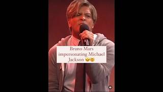 Bruno Mars impersonating Michael Jackson 😂🔥