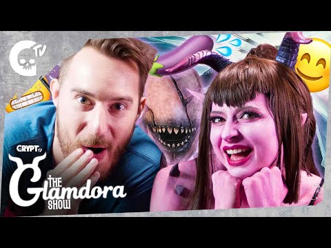 THE GLAMDORA SHOW ft. DEAD MEAT JAMES!! | Pop Culture Horror Talk Show | Crypt TV
