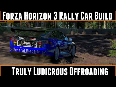 Forza Horizon 3 Rally Car Build Truly Ludicrous Offroading (Tesla Model S)
