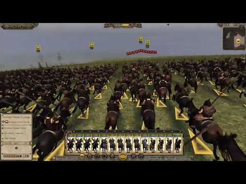Total War Attila Battle: Hun Cavalry vs. Western Roman Basic Infantry