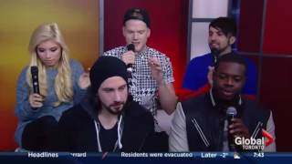 Pentatonix - Morning Show Canada + Santa Claus Is Coming To Town | 2014