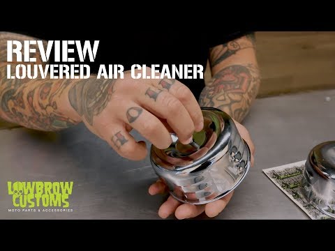Lowbrow Customs Louvered Air Cleaner for Cv & S&S Super E & G Carburetors - Review