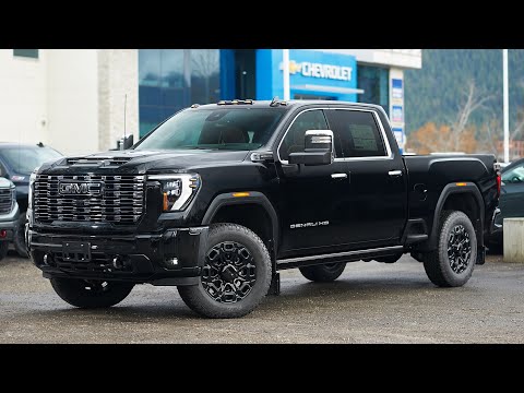 2026 GMC Sierra 3500HD 4WD Crew Cab Standard Box Denali Ultimate in Black for sale at Salmon Arm Chevrolet Buick GMC in Salmon Arm, BC