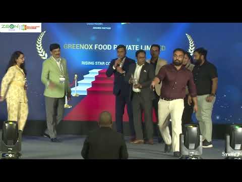 GreeNox Food Pvt Ltd has won the 𝐑𝐢𝐬𝐢𝐧𝐠 𝐬𝐭𝐚𝐫 𝐜𝐨𝐦𝐩𝐚𝐧𝐲 𝐨𝐟 𝐭𝐡𝐞 𝐲𝐞𝐚𝐫, Award at the #IFSA2024