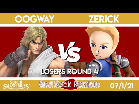 Red Rock Rumble #94 - Oogway (Ken) VS. Zerick (Mii Swordfighter) - Losers Round 4 - Smash Ultimate