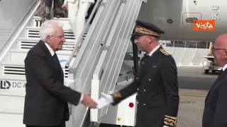 L'arrivo di Mattarella nel Principato di Monaco per la visita di Stato: il video