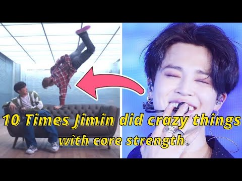 Jimin doing crazy things with his core strength!!!!!!!