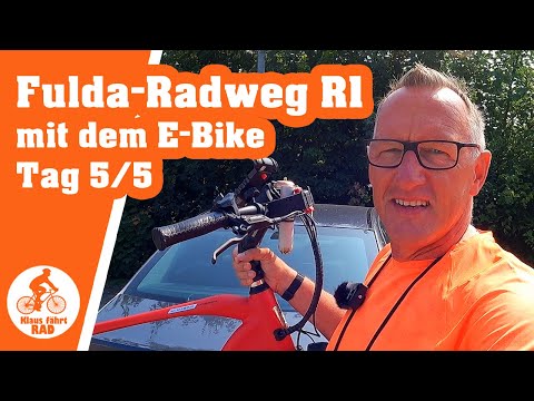 Auf dem Fulda-Radweg R1 - Radreise mit dem E-Bike / Finaltag 5/5