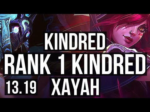 KINDRED & Liss vs XAYAH & Rakan (ADC) | Rank 1 Kindred, 7/1/5, 800+ games | JP Challenger | 13.19