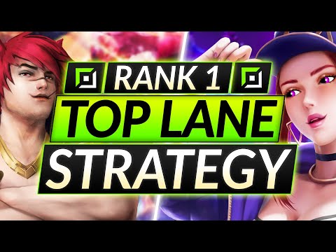 The Rank 1 TOP LANE Strategy Guide - ALWAYS SNOWBALL Your LEAD - LoL Tricks