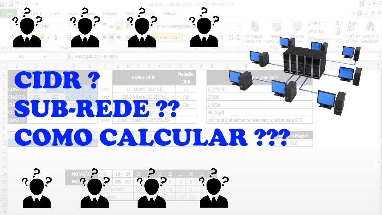 Como Calcular Máscara de Sub-Rede - CIDR