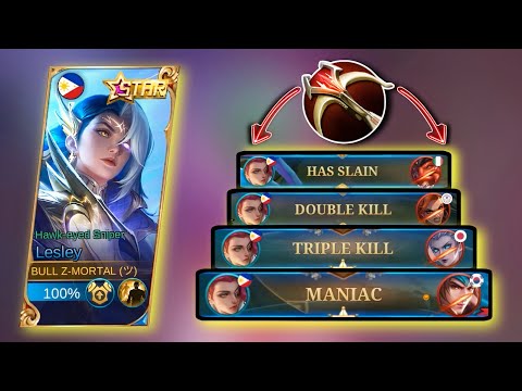 MANIAC AGAIN ?!! THIS ITEM IS SO OP ON LESLEY! 🥵