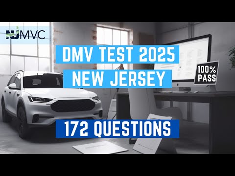 New Jersey DMV Written Test | Test Questions and Answer | NJ MVC Written Test 2025