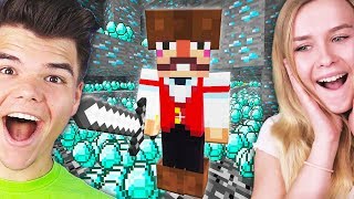 THE BIGGEST DIAMOND HUNT EVER! (MINECRAFT) W/Jelly