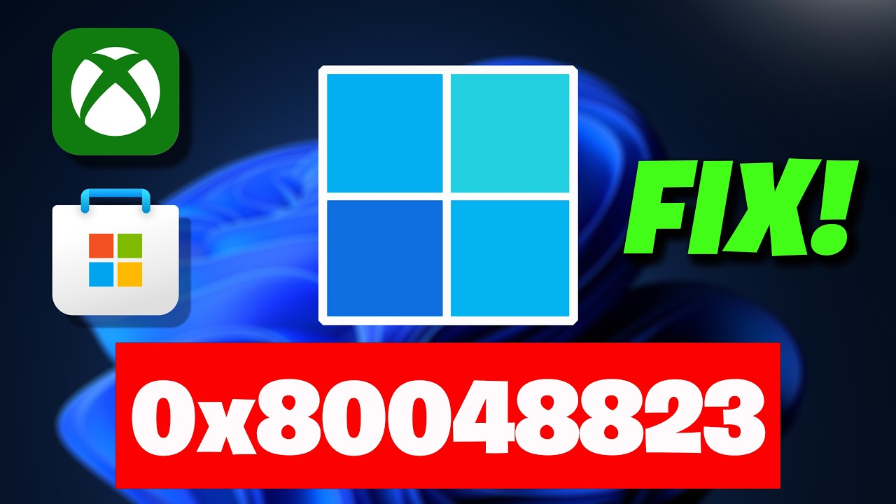 Xbox App/Microsoft Store/Microsoft Apps Sign In Error Code 0x80048823 Something Went Wrong On PC FIX