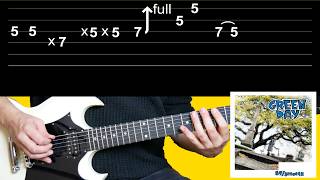 Green Day - Paper Lanterns - How to play on Guitar (with Tabs)