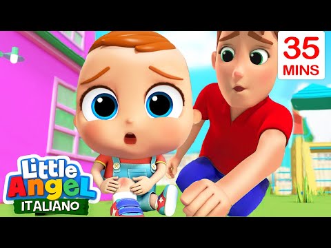 Stai attento Gianni, non Correre!😢🩹Cartoni Animati Con Gianni Piccino - Little Angel Italiano