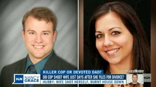 Did cop shoot wife after she filed for divorce?