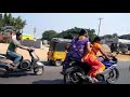 Crazy Indian Women Riding R15 Sports Bike
