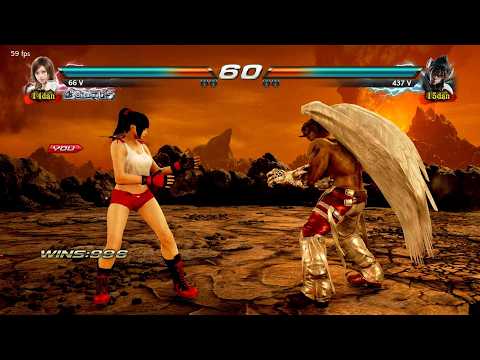 68_5 Asuka ryona vs Devil Jin - Tekken 7 ( Anakin x24 ) RTX 2060 8G #julia #nina #tekken Nico