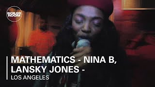 Mathematics - Nina B, Lansky Jones - Boiler Room Rap Life NY