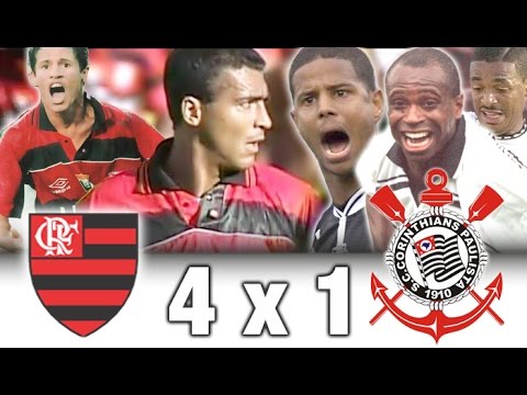 Flamengo 4 x 1 Corinthians * Brasileiro 1998 * Melhores Momentos