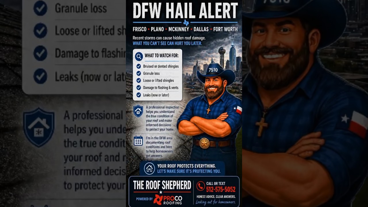 DFW Hail Just Hit Your Roof