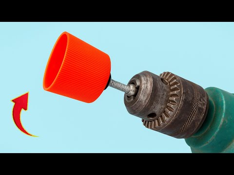 Millions of people don't know the use of a bottle cap when it's attached to a drill