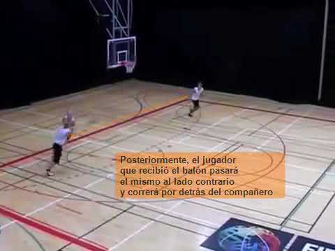 Ejercicio de "trenza" Basquet