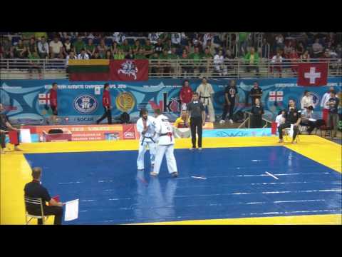 EC2016 Men 75 85kg Kęstutis Radvila Lithuania AKA Vs Marius Ilas Romania SHIRO