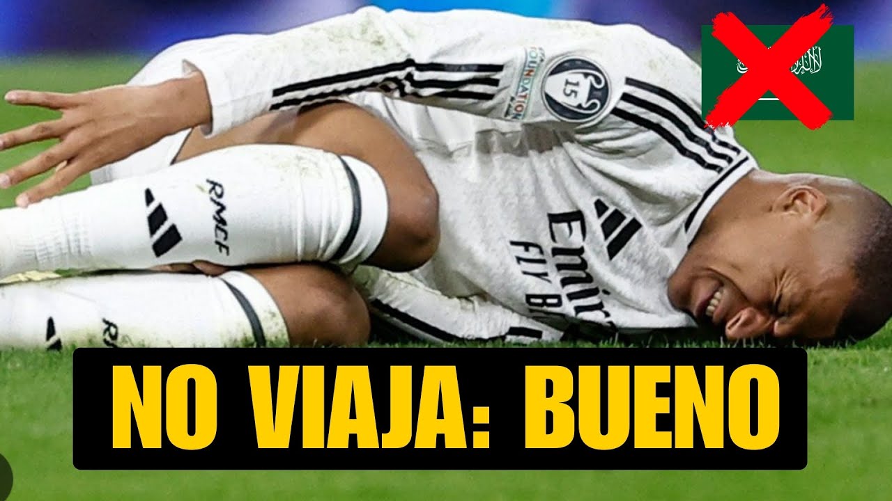 MBAPPE NO VIAJA A LA SUPERCOPA: BUENO PAL' MADRID