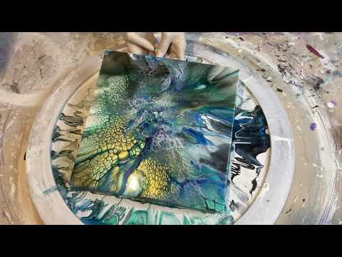 189. Sheleeart Australian Fluid Artist - Bloom Technique