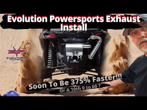 EVOLUTION POWERSPORTS CAT DELETE EXHAUST INSTALL ON THE MAVERICK X3