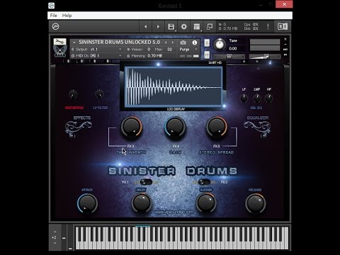 Free Download Sinister Drums HD SAMPLES KONTAKT